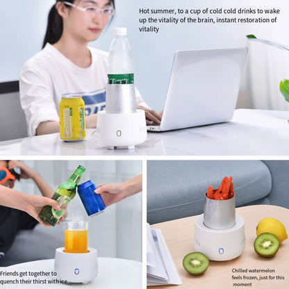 Portable Mini Refrigeration Electric Fridge Cooler USB Cooling Cup for Drink Food Beer Wine Beverage Car Home Fruit 미니냉장고 아이스박스