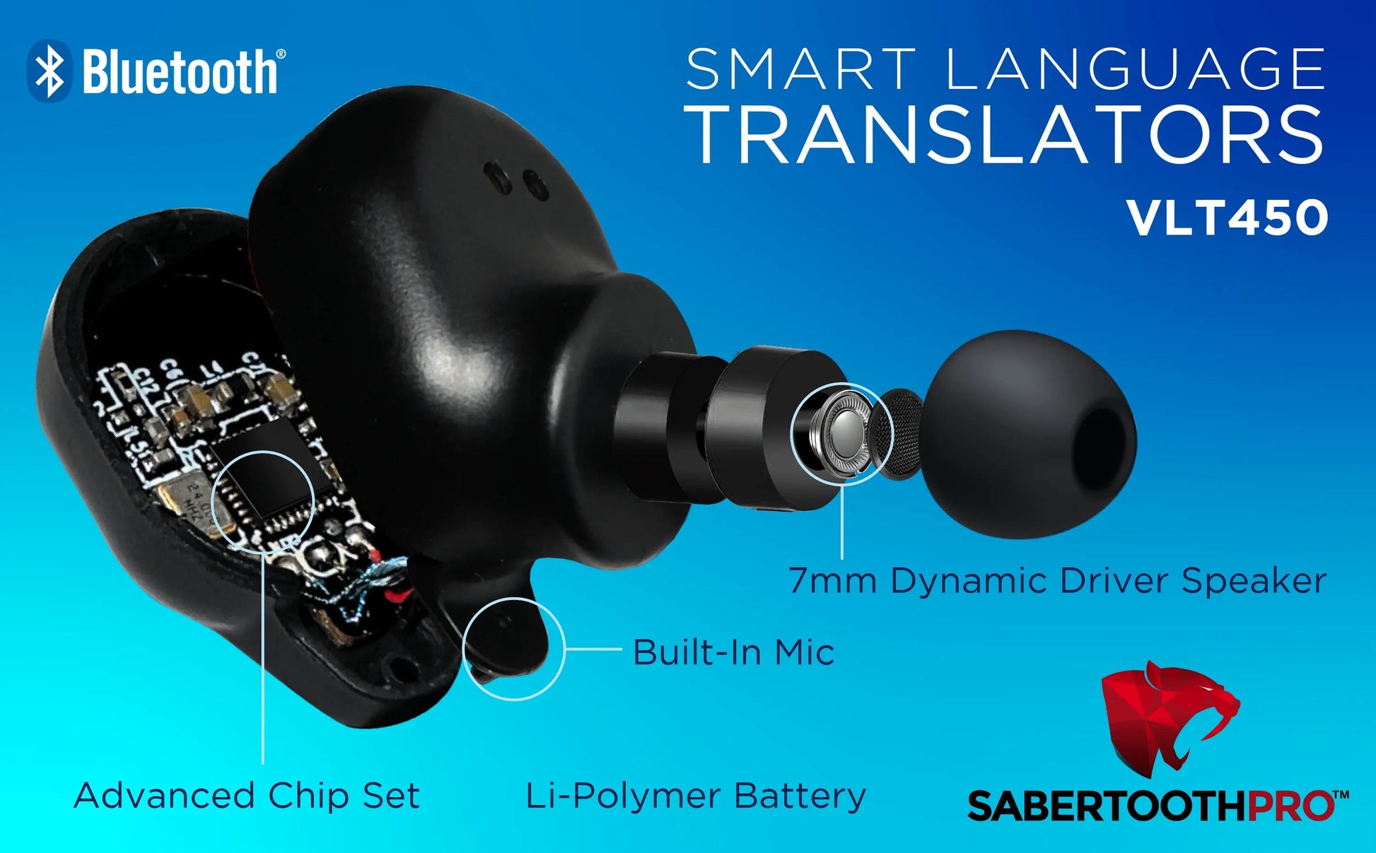 Sabertooth VLT450 Smart Voice Language Translator