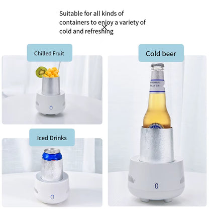 Portable Mini Refrigeration Electric Fridge Cooler USB Cooling Cup for Drink Food Beer Wine Beverage Car Home Fruit 미니냉장고 아이스박스